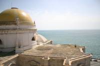 04 Cadiz - Blick von neuer Kath Kuppel Meer 