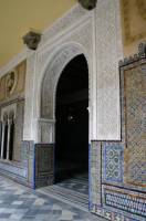 05 Sevilla - Casa de Pilatos Tor im Patio 