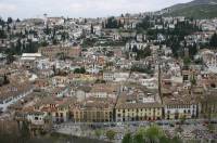 07 01 Granada - Alhambra Blick auf Albaicin 1 