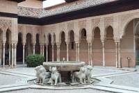 07 04 Granada - Alhambra Loewenhof Brunnen 